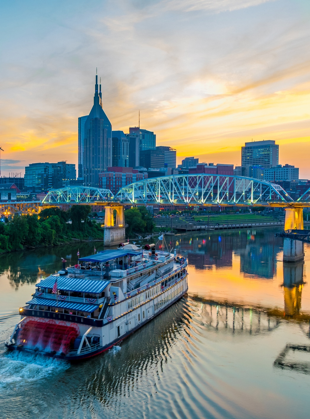 Downtown Nashville city skyline